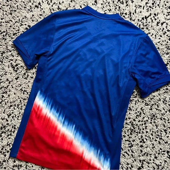 Nike Dri Fit Soccer Jersey USMNT USA 2024/25 Away Blue FJ4277-417 Men’s Small - Picture 15 of 16
